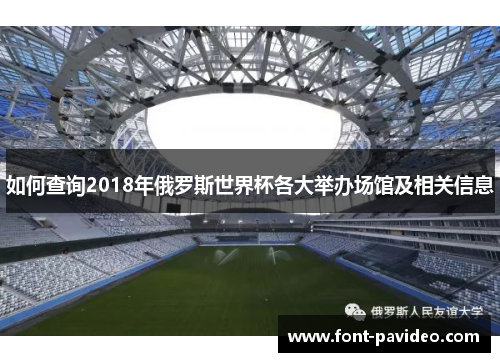 如何查询2018年俄罗斯世界杯各大举办场馆及相关信息